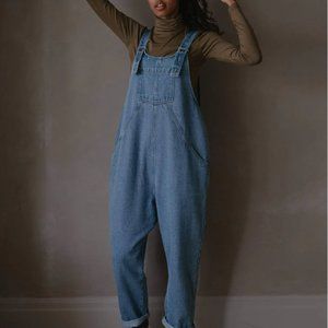 The Simple Folk Women's Oversized Denim Dungaree